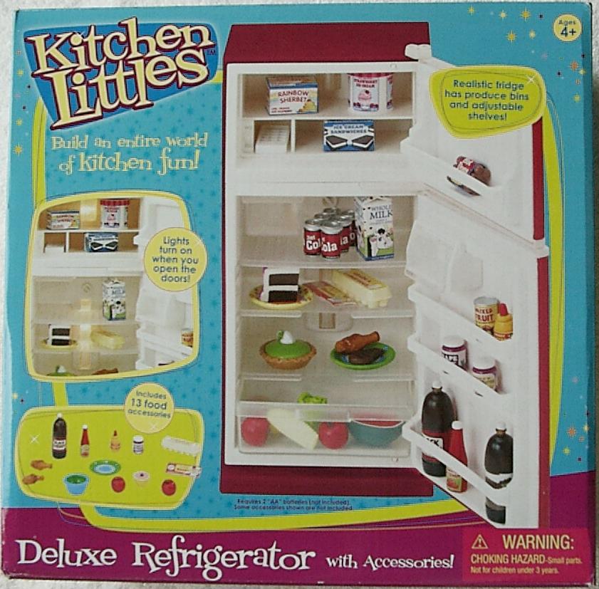 New Kitchen Littles Deluxe Refrigerator With Accessories   Photo 